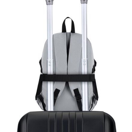 Рюкзак HEIKKI CHOICE (ХЕЙКИ) универсальный, 2 отделения, багажная лента, серый, 42х32х13 см, 272538 Рюкзак HEIKKI CHOICE (ХЕЙКИ) универсальный, 2 отделения, багажная лента, серый, 42х32х13 см, 272538