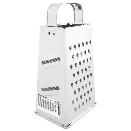 Терка 4 грани 22х11х8,5 см, белая жесть, BOOMHOUSE (БумХаус) Classic, 701858 Терка 4 грани 22х11х8,5 см, белая жесть, BOOMHOUSE (БумХаус) Classic, 701858