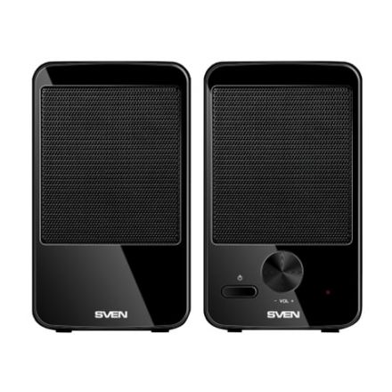 Колонки компьютерные SVEN 312, 2.0, 2х2 Вт, пластик, черные, SV-012540 Колонки компьютерные SVEN 312, 2.0, 2х2 Вт, пластик, черные, SV-012540