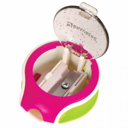 Точилка BRAUBERG "Mix Soft", пластиковая, с контейнером, корпус ассорти, 229585 Точилка BRAUBERG "Mix Soft", пластиковая, с контейнером, корпус ассорти, 229585