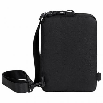 Сумка на плечо HEIKKI TORRENT (ХЕЙКИ) с карманом, "Chess emoji", черная, 25х18х3 см, 272638