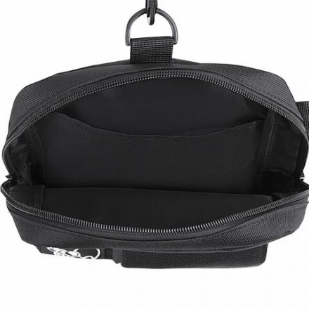 Сумка на плечо HEIKKI TORRENT (ХЕЙКИ) с карманом, "Chess emoji", черная, 25х18х3 см, 272638