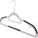 Вешалка-плечики DF_CLH-215 пла/мет.п/скол.встав.10шт/уп L-420мм р.50-52,сер