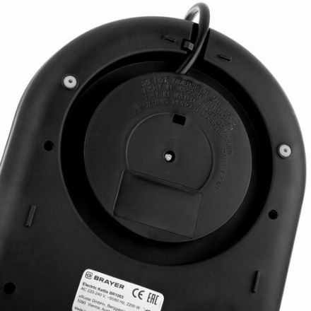 Чайник с терморегулятором BRAYER BR1003, 1,7 л, 2200 Вт, закрытый нагревательный элемент, стекло Чайник с терморегулятором BRAYER BR1003, 1,7 л, 2200 Вт, закрытый нагревательный элемент, стекло