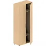 Шкаф MET для одежды Школа широкий 80×42×195 клен