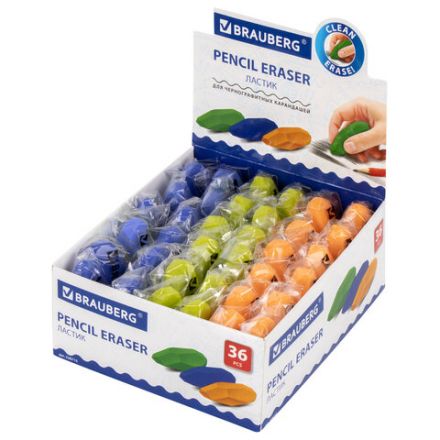 Ластик фигурный BRAUBERG "Stone", 58х21х19 мм, цвет ассорти, 228715 Ластик фигурный BRAUBERG "Stone", 58х21х19 мм, цвет ассорти, 228715