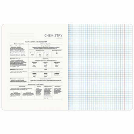 Тетрадь предметная "ANIME GIRLS" 48 л., матовая ламинация, ХИМИЯ, клетка, подсказ, BRAUBERG, 404757