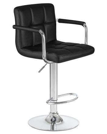 Стул барный DOBRIN KRUGER ARM, чёрный Стул барный DOBRIN KRUGER ARM, чёрный