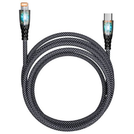 Кабель Type-C - Lightning, 1 м, 3 А, SMARTBUY, для быстрой зарядки и передачи данных, черный, PDTRANSP-BLACK Кабель Type-C - Lightning, 1 м, 3 А, SMARTBUY, для быстрой зарядки и передачи данных, черный, PDTRANSP-BLACK