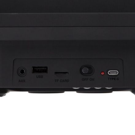 Колонка портативная с подсветкой SONNEN B306, 12 Вт, Bluetooth, FM-тюнер, microSD, MP3-плеер, черная, 513479 Колонка портативная с подсветкой SONNEN B306, 12 Вт, Bluetooth, FM-тюнер, microSD, MP3-плеер, черная, 513479