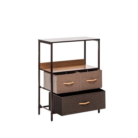 Комод Leset Локи 3 ящ., Коричневый, Коричневый, Бежевый, светло-коричневый, темно-коричневый, Лён искусственный Комод Leset Локи 3 ящ., Коричневый, Коричневый, Бежевый, светло-коричневый, темно-коричневый, Лён искусственный