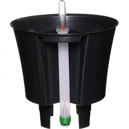 Горшок цветочный с автополивом КОМФОРТ 3,5л белый ПИ-25-9ТХ