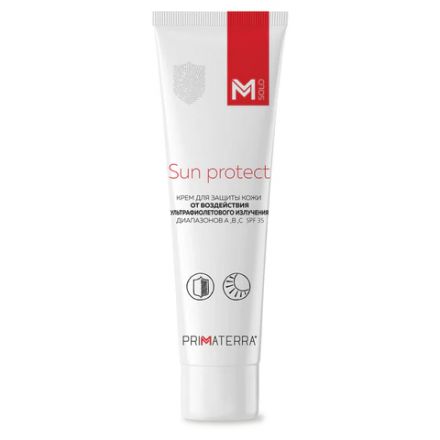 Крем защитный 100 мл, M SOLO SUN PROTECT, от УФ-излучения диапазонов А,В,С, универсальный