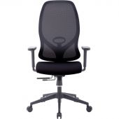 Кресло BN_Zm_EChair-603 MC сетка/ткань, черный Кресло BN_Zm_EChair-603 MC сетка/ткань, черный