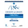 Скетчбук 30л., А4 Clairefontaine на гребне, мелкозернистая, 180г/м2