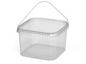 ВЕДРО КВАДРАТНОЕ 3,5л ВК-5 бесцветное