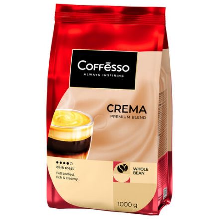 Кофе в зернах COFFESSO "Crema", 1 кг, 102486 Кофе в зернах COFFESSO "Crema", 1 кг, 102486