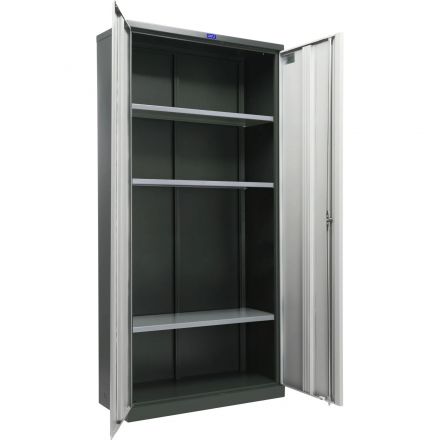 Шкаф для бумаг Cobalt Office 1891 антрацит/серый (R7043/7038) 915х458х1830