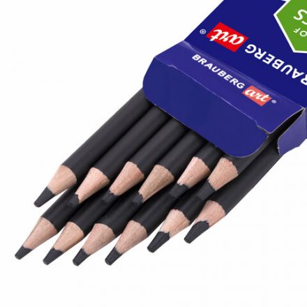 Карандаши (НАБОР 12 штук) угольные BRAUBERG ART CLASSIC, (МЯГКИЙ, СРЕДНИЙ, ТВЕРДЫЙ), 181293 Карандаши (НАБОР 12 штук) угольные BRAUBERG ART CLASSIC, (МЯГКИЙ, СРЕДНИЙ, ТВЕРДЫЙ), 181293