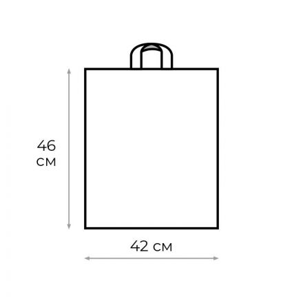 Пакет с петлевой ручкой Перфекто Шик 42х46см 25шт/уп Пакет с петлевой ручкой Перфекто Шик 42х46см 25шт/уп