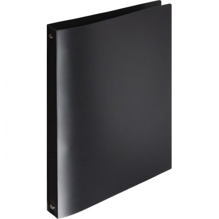 Папка на 4-х кольцах Attache 32 мм черная до 170 листов (пластик 0.45 мм)