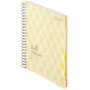 Бизнес-тетрадь А4,150л,кл,плас.спир.Attache Selection SPRING BOOK жел 84232