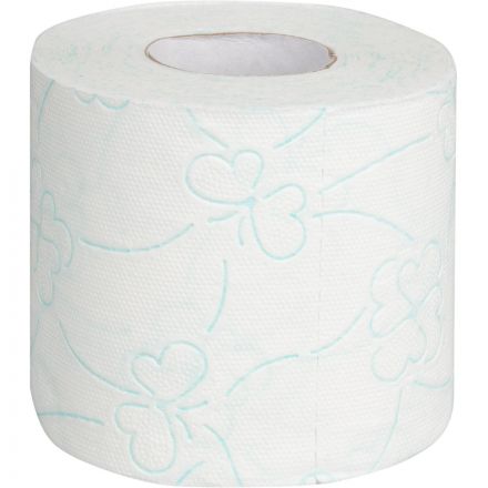 Бумага туалетная Luscan Comfort 2сл бел с зел тисн яблок 100%цел 21,9м4р/уп Бумага туалетная Luscan Comfort 2сл бел с зел тисн яблок 100%цел 21,9м4р/уп