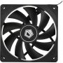 Вентилятор ID-Cooling FL-12025K 120x120mm черный 3-pin 21dB 145gr Ret