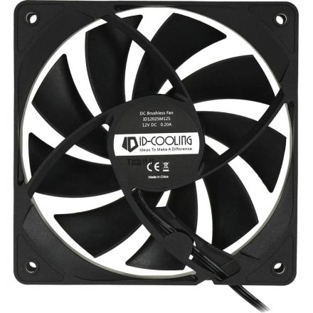 Вентилятор ID-Cooling FL-12025K 120x120mm черный 3-pin 21dB 145gr Ret