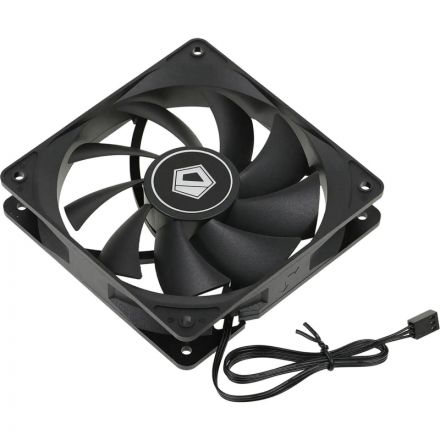 Вентилятор ID-Cooling FL-12025K 120x120mm черный 3-pin 21dB 145gr Ret