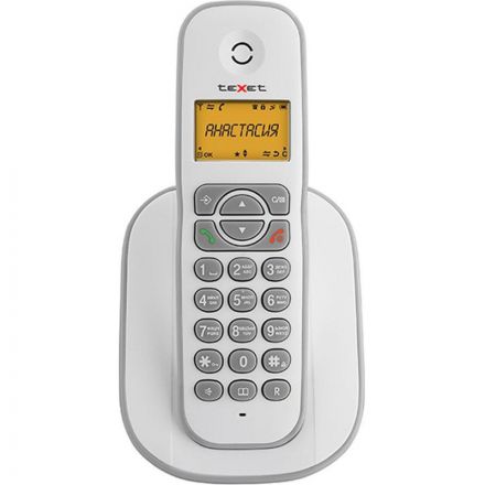 Радиотелефон teXet TX-D4505A белый-серый