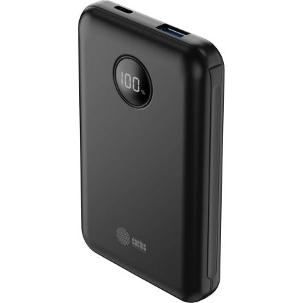 Внешний аккумулятор Cactus CS-PBFSOA-10000 mAh 22.5W 4.5A USB-A/USB-C черн Внешний аккумулятор Cactus CS-PBFSOA-10000 mAh 22.5W 4.5A USB-A/USB-C черн