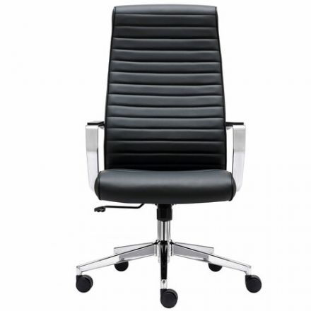 Кресло BRABIX PREMIUM "Solo EX-730", алюминий, хром, экокожа, черное, 532936