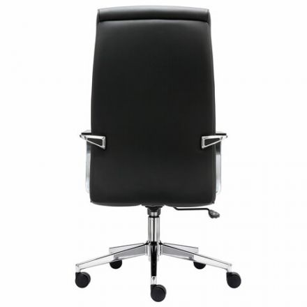 Кресло BRABIX PREMIUM "Solo EX-730", алюминий, хром, экокожа, черное, 532936