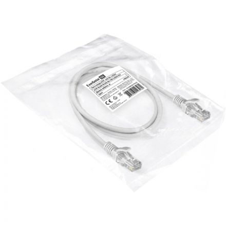 Патч-корд ExeGate UTP-RJ45-RJ45-5e-1M-LSZH-GY, 5e, 1м, серый <EX286381RUS Патч-корд ExeGate UTP-RJ45-RJ45-5e-1M-LSZH-GY, 5e, 1м, серый <EX286381RUS