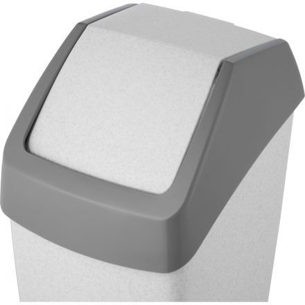 Ведро мусорное 7 л, пластиковое, с крышкой-вертушкой, мрамор Ведро мусорное 7 л, пластиковое, с крышкой-вертушкой, мрамор