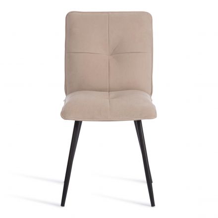 Стул обеденный Свит/Sweet велюр, бежевый/черный, 7, 46х55х88 Стул обеденный Свит/Sweet велюр, бежевый/черный, 7, 46х55х88
