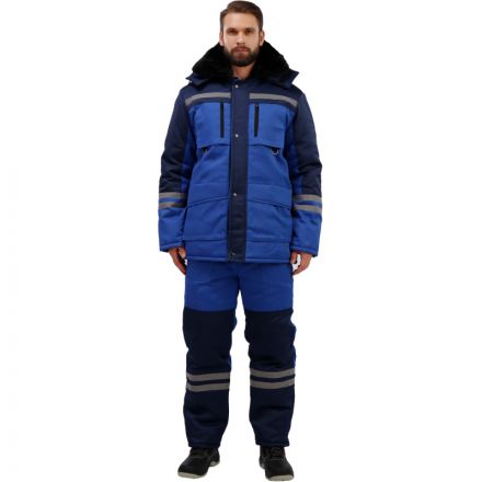 Костюм рабочий зимний муж з03-КПК вас/син (р.68-70) 170-176 Костюм рабочий зимний муж з03-КПК вас/син (р.68-70) 170-176