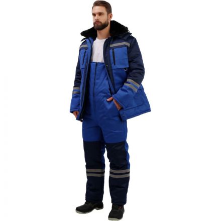 Костюм рабочий зимний муж з03-КПК вас/син (р.68-70) 170-176 Костюм рабочий зимний муж з03-КПК вас/син (р.68-70) 170-176