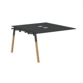 Стол приставной FIWST 1113 Черный графит/Черный графит-Бук 1180х1370х733 FORTA Стол приставной FIWST 1113 Черный графит/Черный графит-Бук 1180х1370х733 FORTA