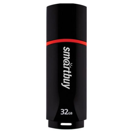 Флеш-диск 32 GB, SMARTBUY Crown, USB 2.0, черный, SB32GBCRW-K Флеш-диск 32 GB, SMARTBUY Crown, USB 2.0, черный, SB32GBCRW-K