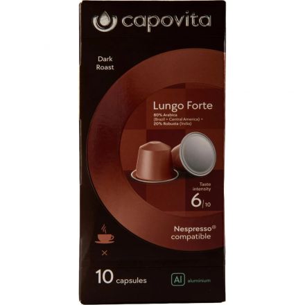 Кофе в капсулах Capovita Lungo Forte Nespresso, 10шт