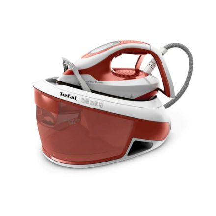 Парогенератор TEFAL SV8110E0, 2800 Вт, 6.3 Бар, постоянная подача пара 120 г/мин, паровой удар 420 г/мин, 1.8 л, белый/красный, 1830008618 Парогенератор TEFAL SV8110E0, 2800 Вт, 6.3 Бар, постоянная подача пара 120 г/мин, паровой удар 420 г/мин, 1.8 л, белый/красный, 1830008618