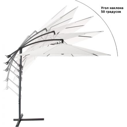 Зонт LS_ садовый Green Glade 8002 серый