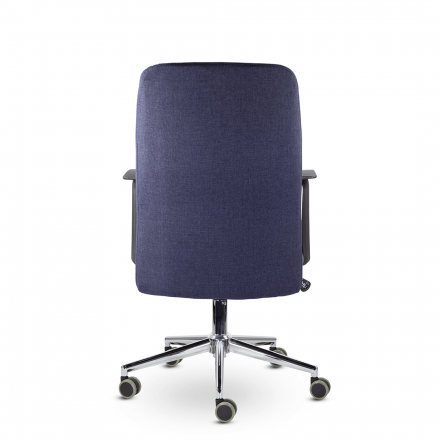 Кресло М-903 Софт хром Ср Moderno 07 (Синий) Кресло М-903 Софт хром Ср Moderno 07 (Синий)