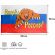 Флаг Россия вперед, с медведем 90х135 см