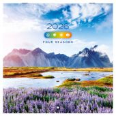 Календарь настенный перекидной 2026 г., BRAUBERG, 12 листов, 28,5х28,5 см, "Времена года", 116925