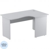 Стол эргономичный Easy One LT 22/16 правый (1400x900x740 мм) Серый