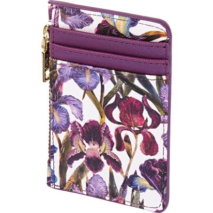 Картхолдер на молнии flora.ирисы, 11.5 x 0,7 x 7,5 см 14-096/07 Картхолдер на молнии flora.ирисы, 11.5 x 0,7 x 7,5 см 14-096/07