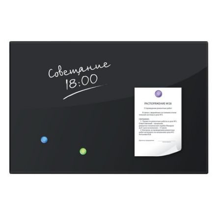 Доска магнитно-маркерная стеклянная 40х60 см, 3 магнита, ЧЕРНАЯ, BRAUBERG, 236745 Доска магнитно-маркерная стеклянная 40х60 см, 3 магнита, ЧЕРНАЯ, BRAUBERG, 236745